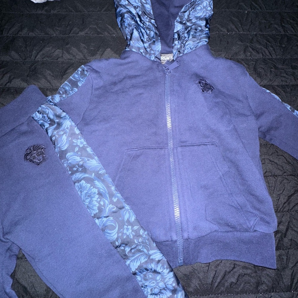 Versace Kids Barocco print tracksuit
